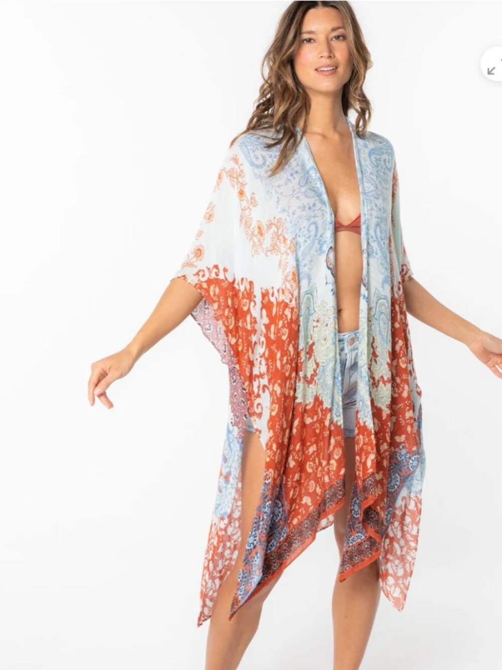 New w/o Tags Lovestitch Riviera Kimono
